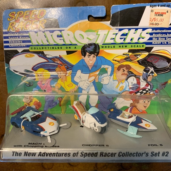 Speed Racer Cartoon Micro Toy Cars- Micro-Techs - Picture 1 of 7
